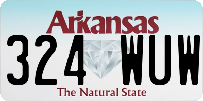 AR license plate 324WUW