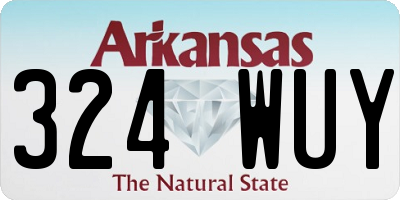 AR license plate 324WUY