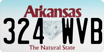 AR license plate 324WVB