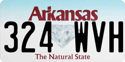 AR license plate 324WVH