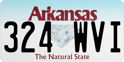 AR license plate 324WVI