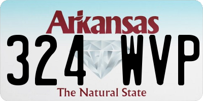 AR license plate 324WVP