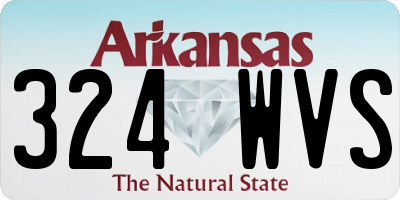 AR license plate 324WVS