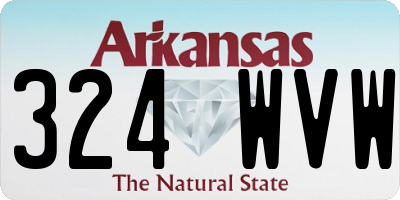 AR license plate 324WVW