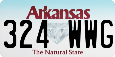 AR license plate 324WWG