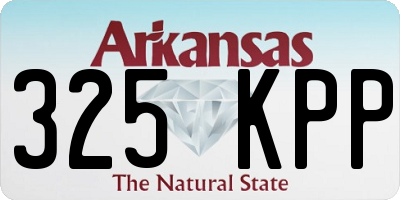 AR license plate 325KPP