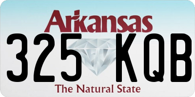 AR license plate 325KQB