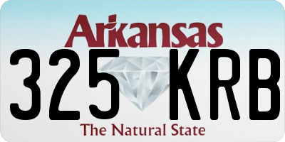 AR license plate 325KRB