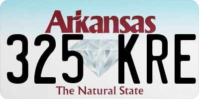 AR license plate 325KRE