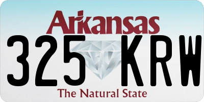 AR license plate 325KRW