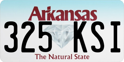 AR license plate 325KSI