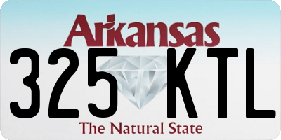 AR license plate 325KTL