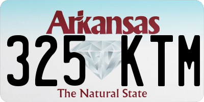 AR license plate 325KTM