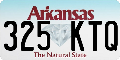 AR license plate 325KTQ