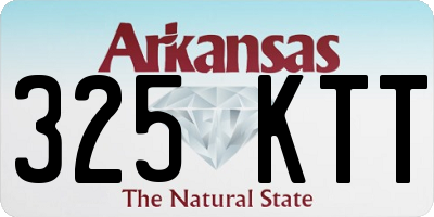 AR license plate 325KTT