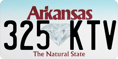 AR license plate 325KTV