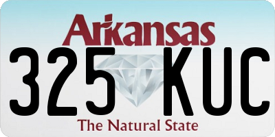 AR license plate 325KUC