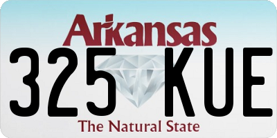 AR license plate 325KUE
