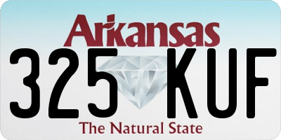 AR license plate 325KUF
