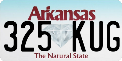 AR license plate 325KUG