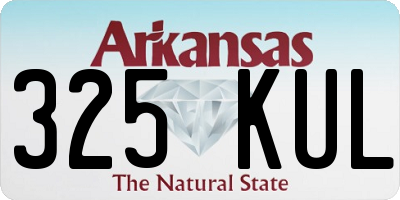 AR license plate 325KUL