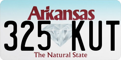 AR license plate 325KUT