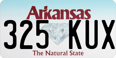 AR license plate 325KUX