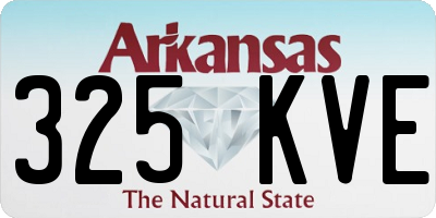 AR license plate 325KVE