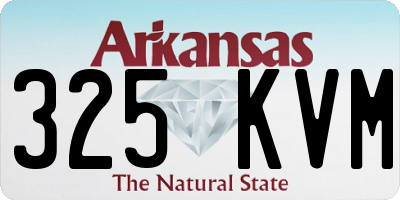 AR license plate 325KVM