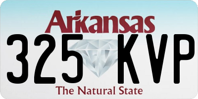 AR license plate 325KVP