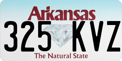 AR license plate 325KVZ