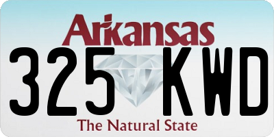 AR license plate 325KWD