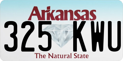 AR license plate 325KWU