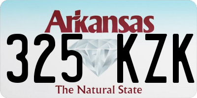 AR license plate 325KZK