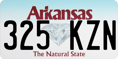 AR license plate 325KZN
