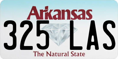 AR license plate 325LAS