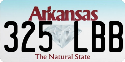 AR license plate 325LBB