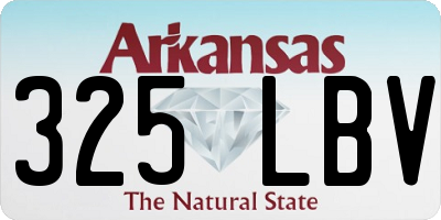AR license plate 325LBV