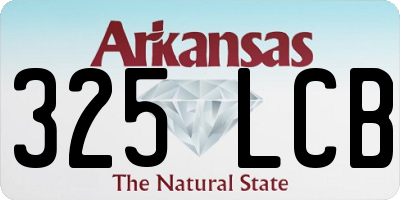 AR license plate 325LCB