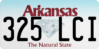 AR license plate 325LCI