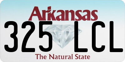 AR license plate 325LCL