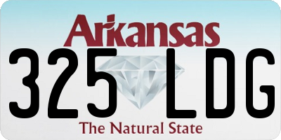 AR license plate 325LDG