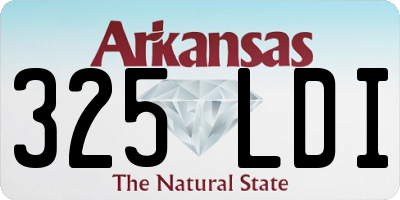 AR license plate 325LDI