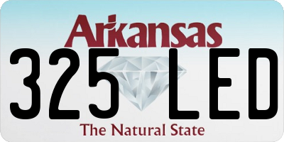 AR license plate 325LED