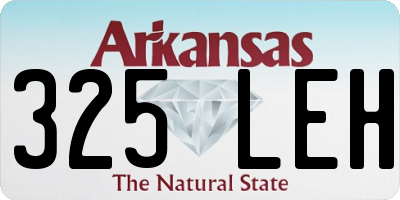 AR license plate 325LEH