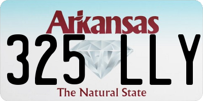 AR license plate 325LLY