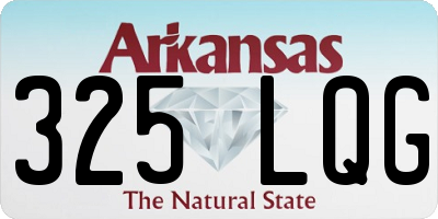 AR license plate 325LQG