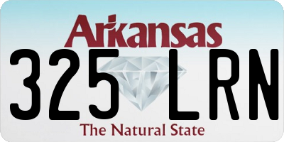 AR license plate 325LRN