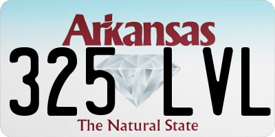 AR license plate 325LVL
