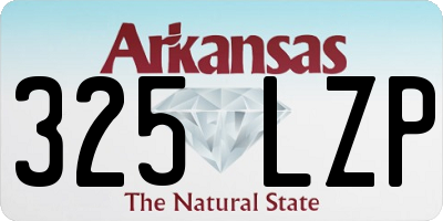 AR license plate 325LZP